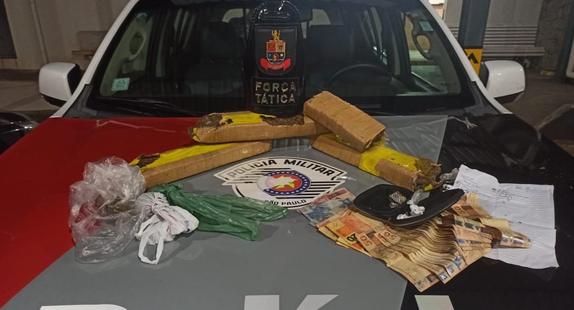 Botucatu: polícia flagra homens com 4 tijolos de maconha no estacionamento do Shopping