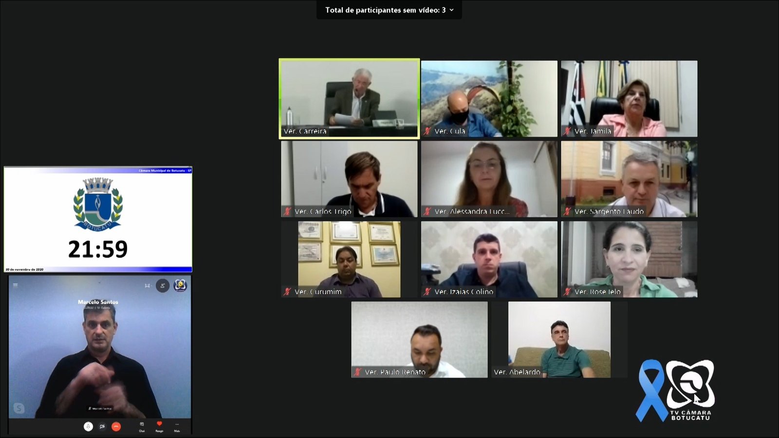 Vereadores aprovam utilidade pública de entidade assistencial e nomes de ruas em sessão da Câmara de Botucatu