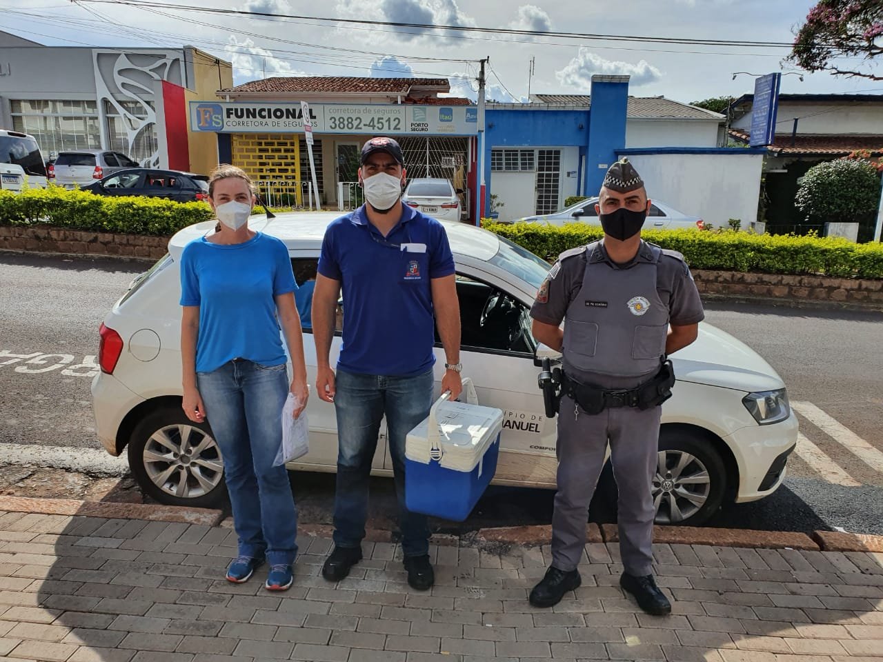 São Manuel recebe 350 doses da vacina de Oxford/Astrazeneca