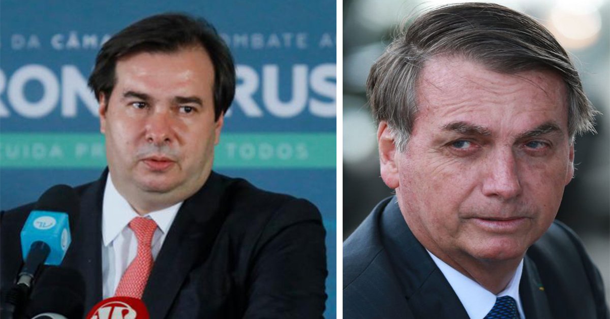 Rodrigo Maia diz que “momento atual não é de discussão do impeachment” de Bolsonaro