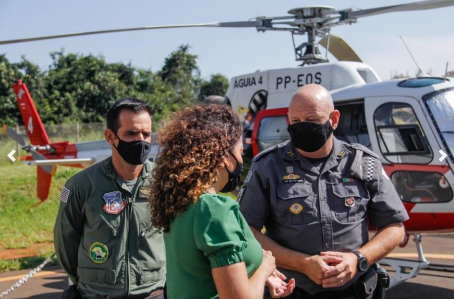 Helicóptero Águia da PM auxiliará na fiscalização de festas clandestinas e aglomerações