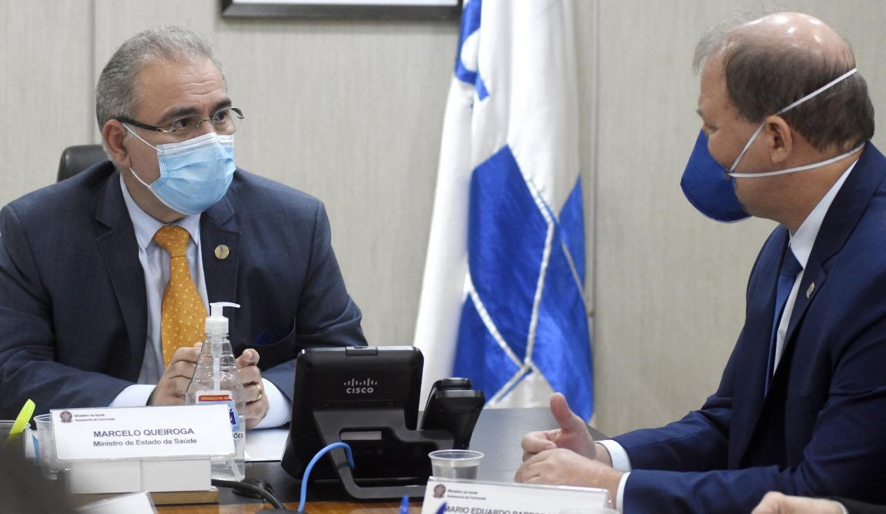 Em reunião com ministro da Saúde, Pardini pede que Botucatu receba pesquisa de vacina contra Covid-19