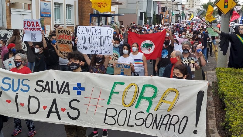 Botucatu tem novo ato contra o governo Bolsonaro