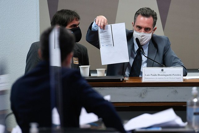 Vendedor confirma à CPI pedido de propina por ex-diretor do Ministério da Saúde