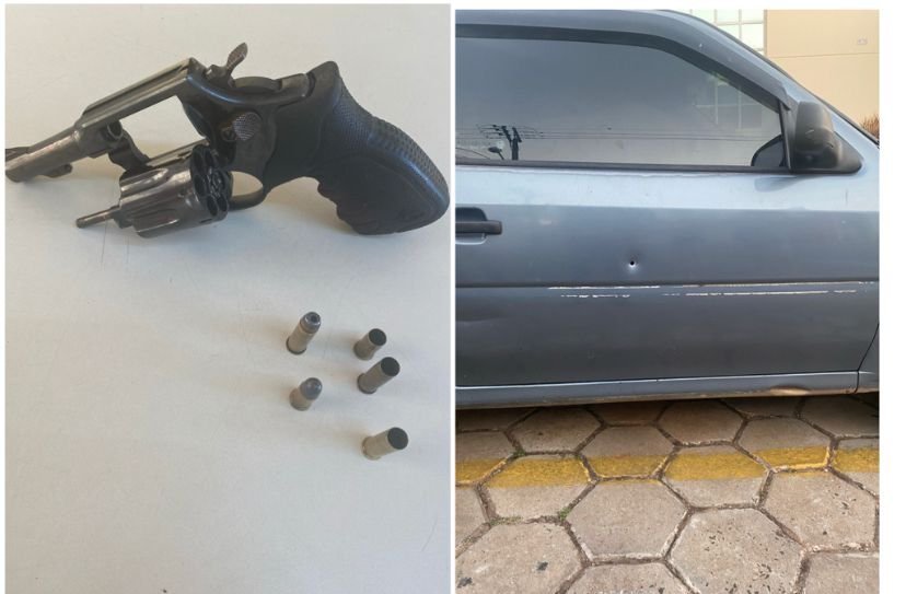 Homem é preso ao atirar contra a própria mãe