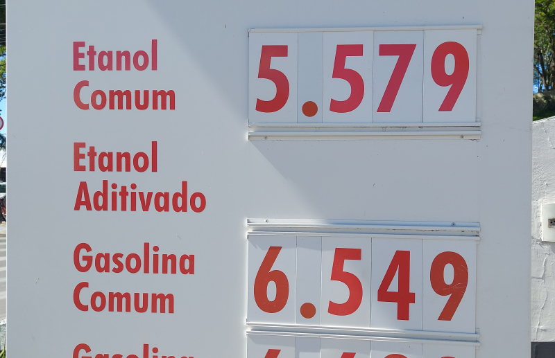 Etanol volta a subir nos postos de Botucatu e já é vendido acima de R$ 5,50
