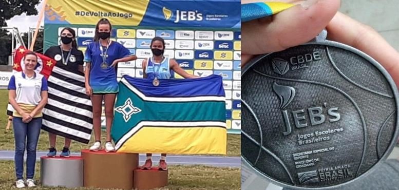 Botucatuense é prata nos Jogos Escolares Brasileiros de 2021