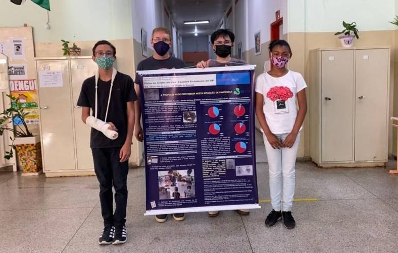 Projeto sobre pandemia coloca Unesp de Botucatu em Feira Estadual de Ciências