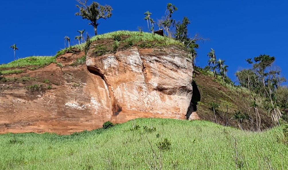 Rocha na serra de Santa Maria será removida