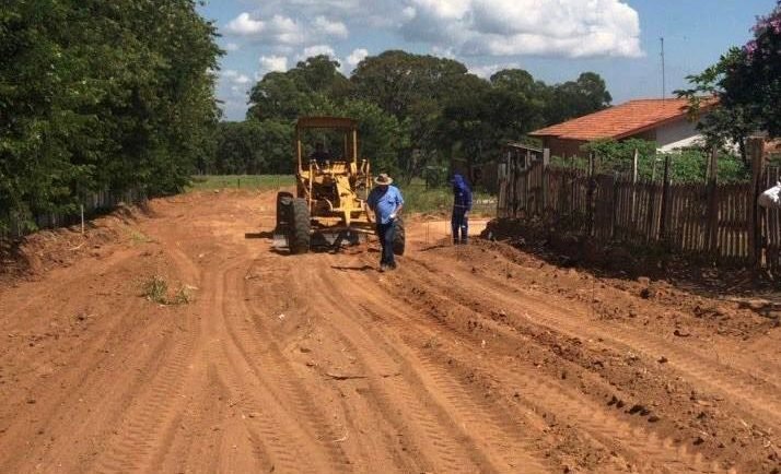 Ruas em Rubião Júnior começam a ser preparadas para pavimentação asfáltica