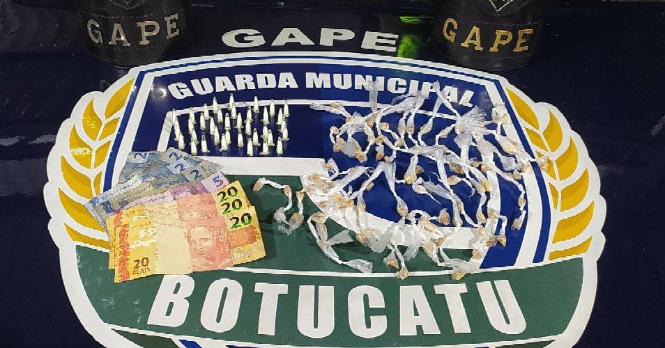 Guarda Municipal realiza flagrante de tráfico no Jardim Santa Eliza
