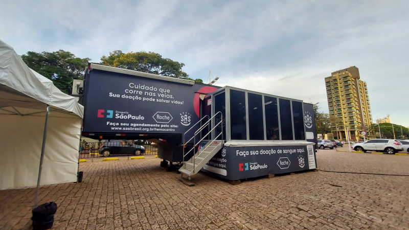Hemocentro itinerante receberá doações em Botucatu nesta semana