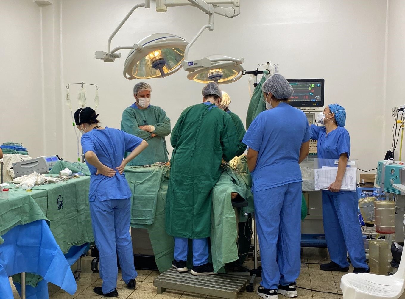 Hospital das Clínicas faz captação de pulmão,  procedimento considerado raro e de alta complexidade