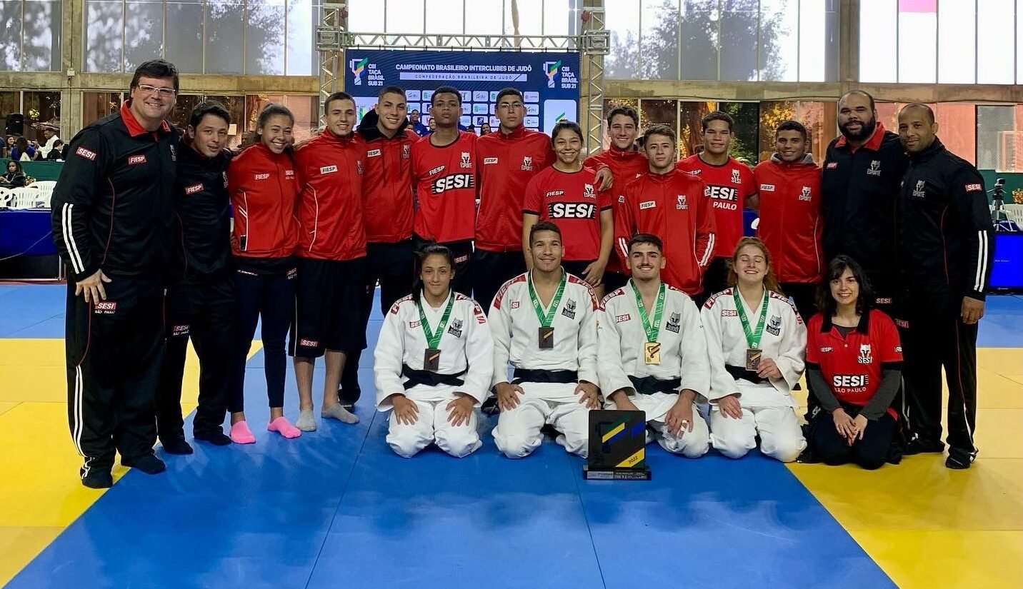 Judocas do Sesi Botucatu conquistam 7 medalhas no Campeonato Brasileiro Interclubes