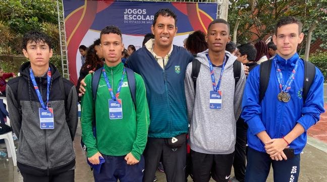 Velocista botucatuense conquista duas medalhas nos Jogos Escolas do Estado