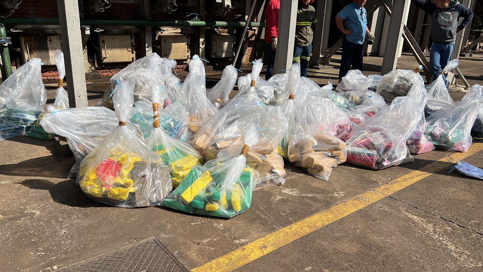 Polícia destrói 770 quilos de maconha apreendidos na região