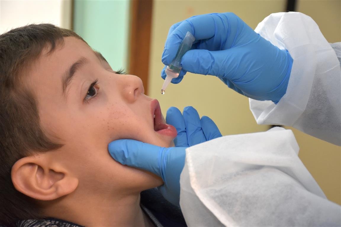 Vacinação contra a polio atinge 68% do público e continua abaixo da meta em Botucatu