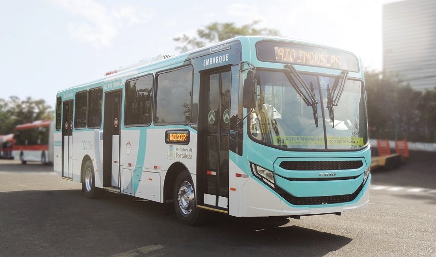 Ônibus produzidos pela Caio começam a operar em Fortaleza