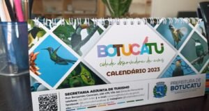 calendário de aves turismo de Botucatu