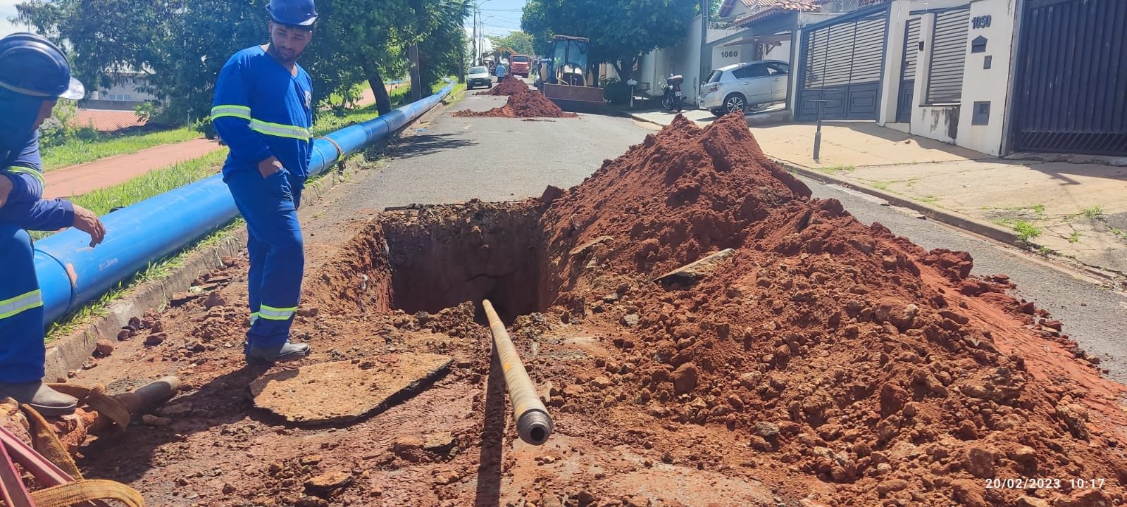 Sabesp realiza obras no setor norte de Botucatu