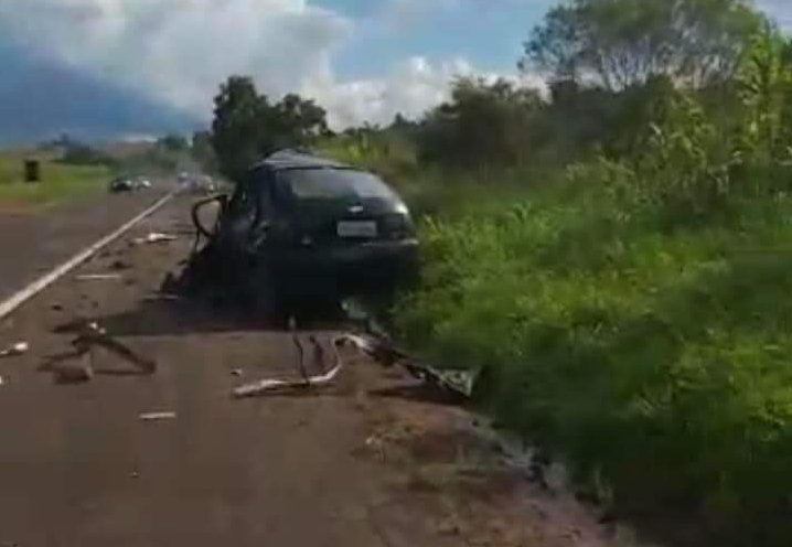 Acidente mata duas pessoas em rodovia vicinal