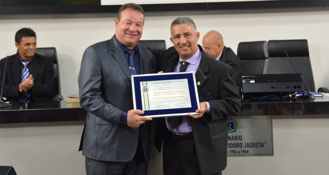 Pastor Rodolfo Nascimento recebe título de cidadão botucatuense