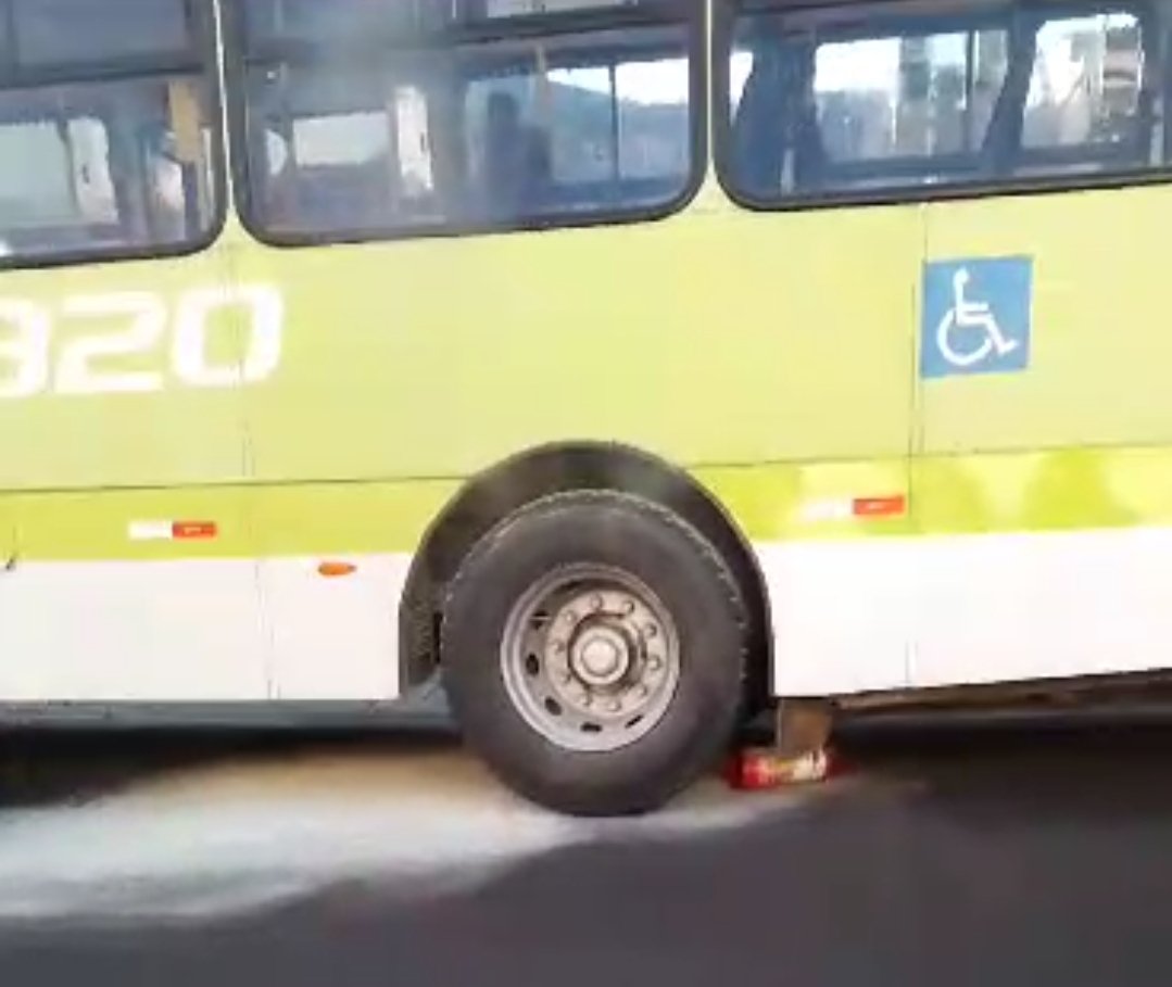 Botucatu: ônibus circular tem princípio de incêndio