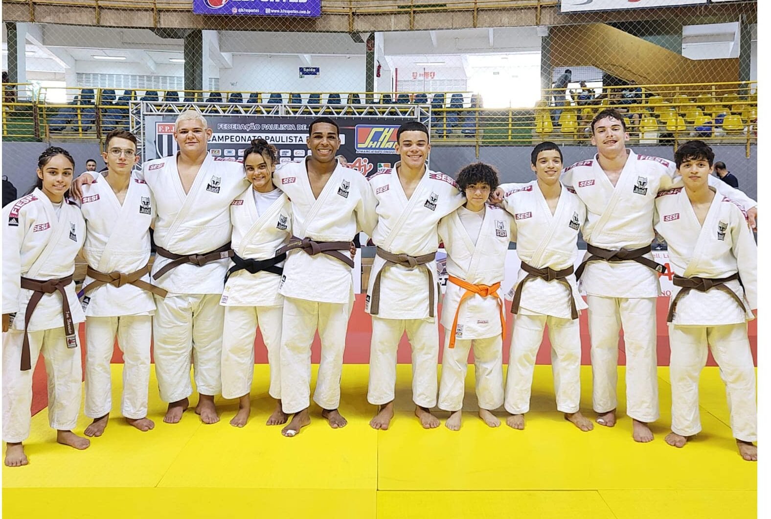 Judô do Sesi-SP é campeão do Paulista Sub-18