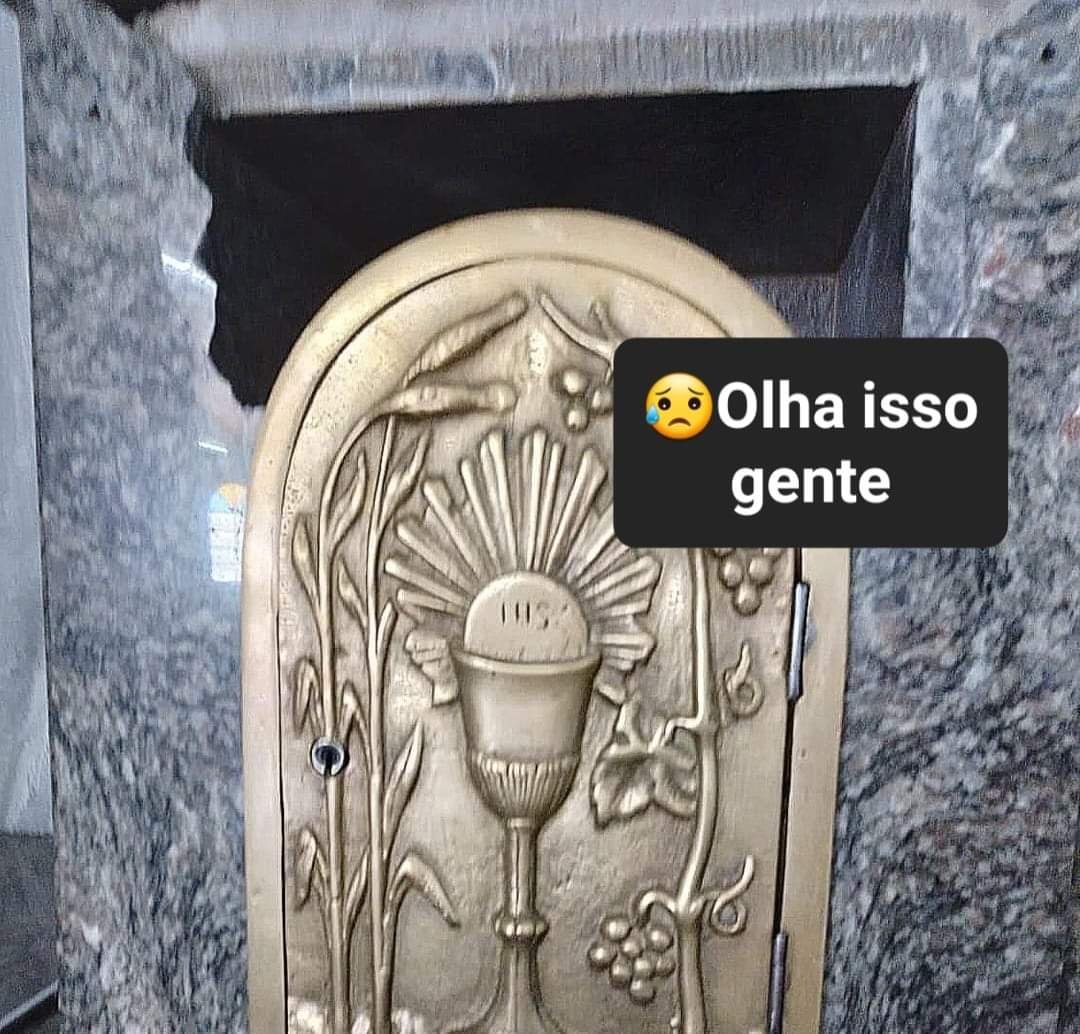 Igreja é furtada e objetos sacros levados por desconhecidos