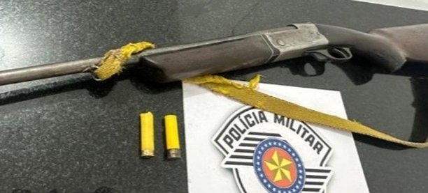 Homens são detidos por porte ilegal de arma e furto de laranjas