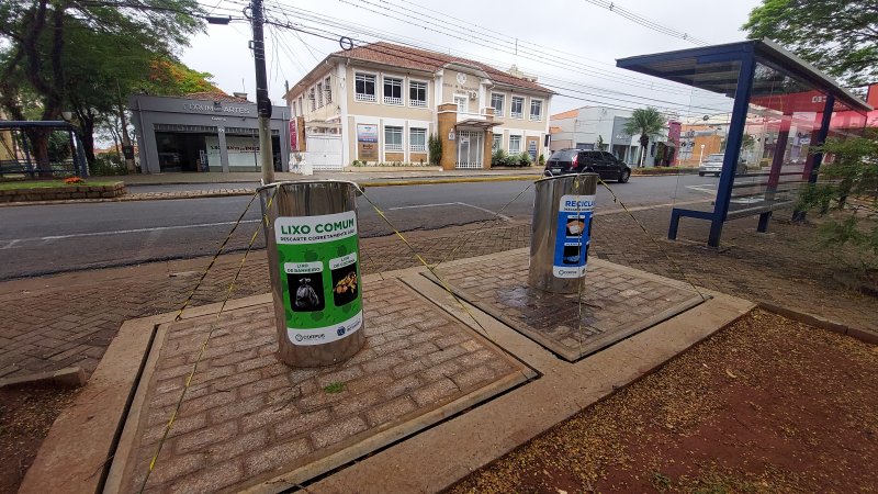 Botucatu instala “lixeiras” subterrâneas