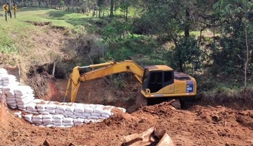 Concessionária realiza obras de recuperação em trecho da “serra” na Rondon