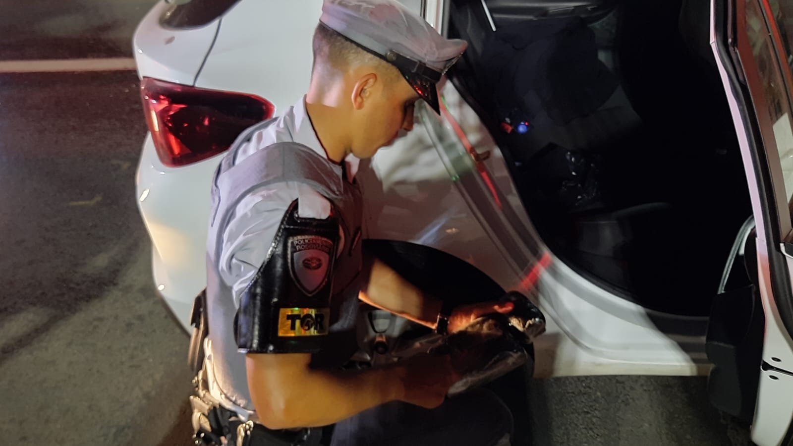 Polícia apreende haxixe durante fiscalização no pedágio da Castello Branco