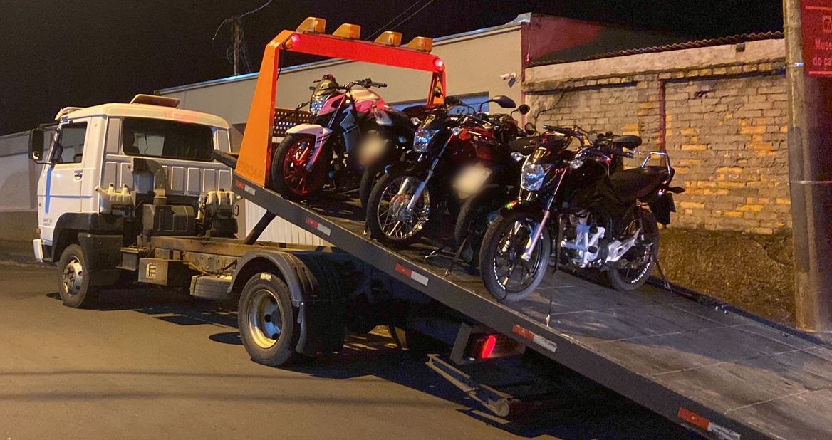 Polícia apreende mais 20 motos usadas no rolezão de Natal