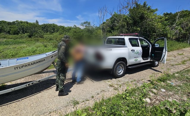 Polícia captura procurado pela Justiça em ilha no Rio Tietê