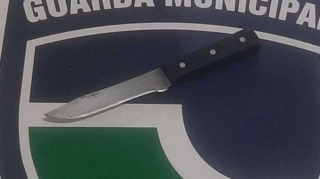 Homem ameaça mãe e padrasto com faca em discussão