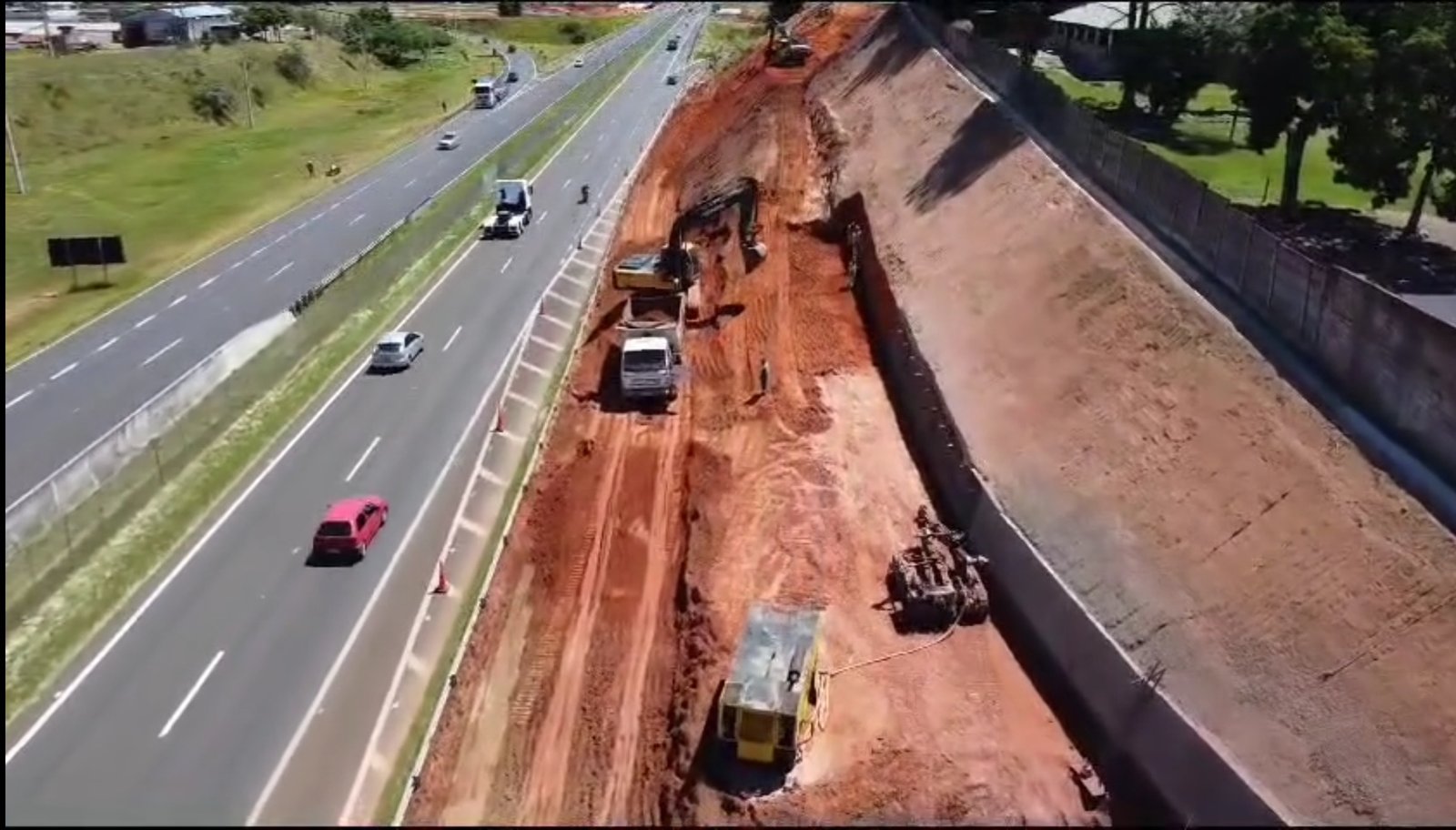 Concessionária interdita alça de acesso da Castelinho à Rondon