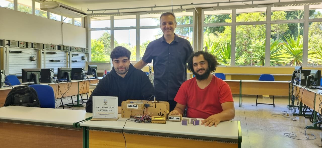 Fatec Botucatu cria esteira eletrônica que separa metais recicláveis