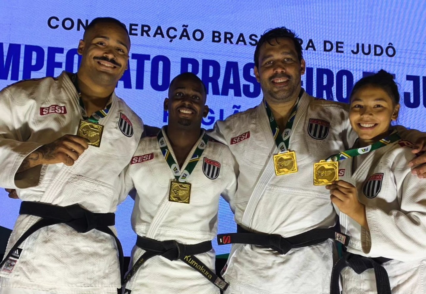 Sesi Botucatu conquista 12 medalhas no Campeonato Brasileiro de Judô