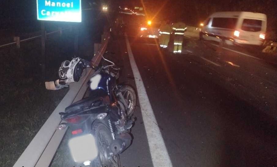 Motociclista morre ao atropelar boi na Marechal Rondon