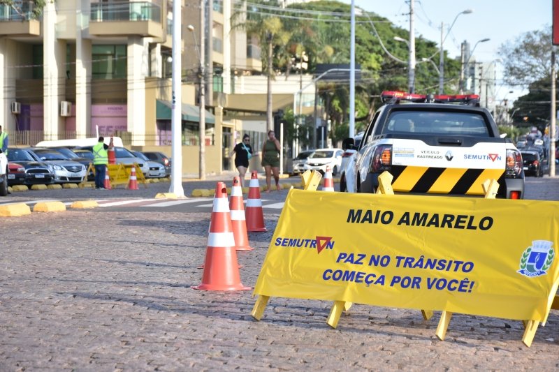 Botucatu inicia ações do Maio Amarelo, para segurança no trânsito
