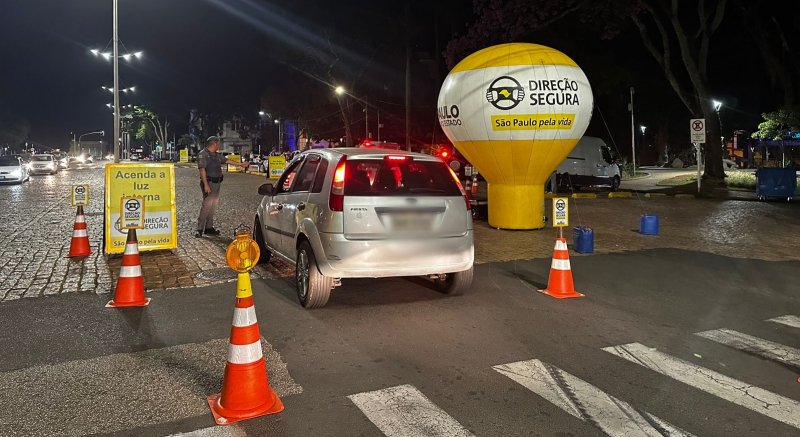 Botucatu: fiscalização aplica 530 testes do bafômetro e motorista vai preso por embriaguez