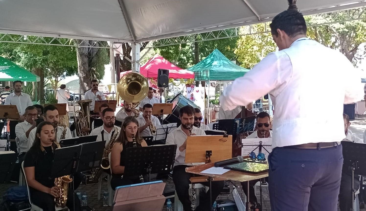 Banda Sinfônica realiza concerto neste sábado (15) na Praça do Bosque