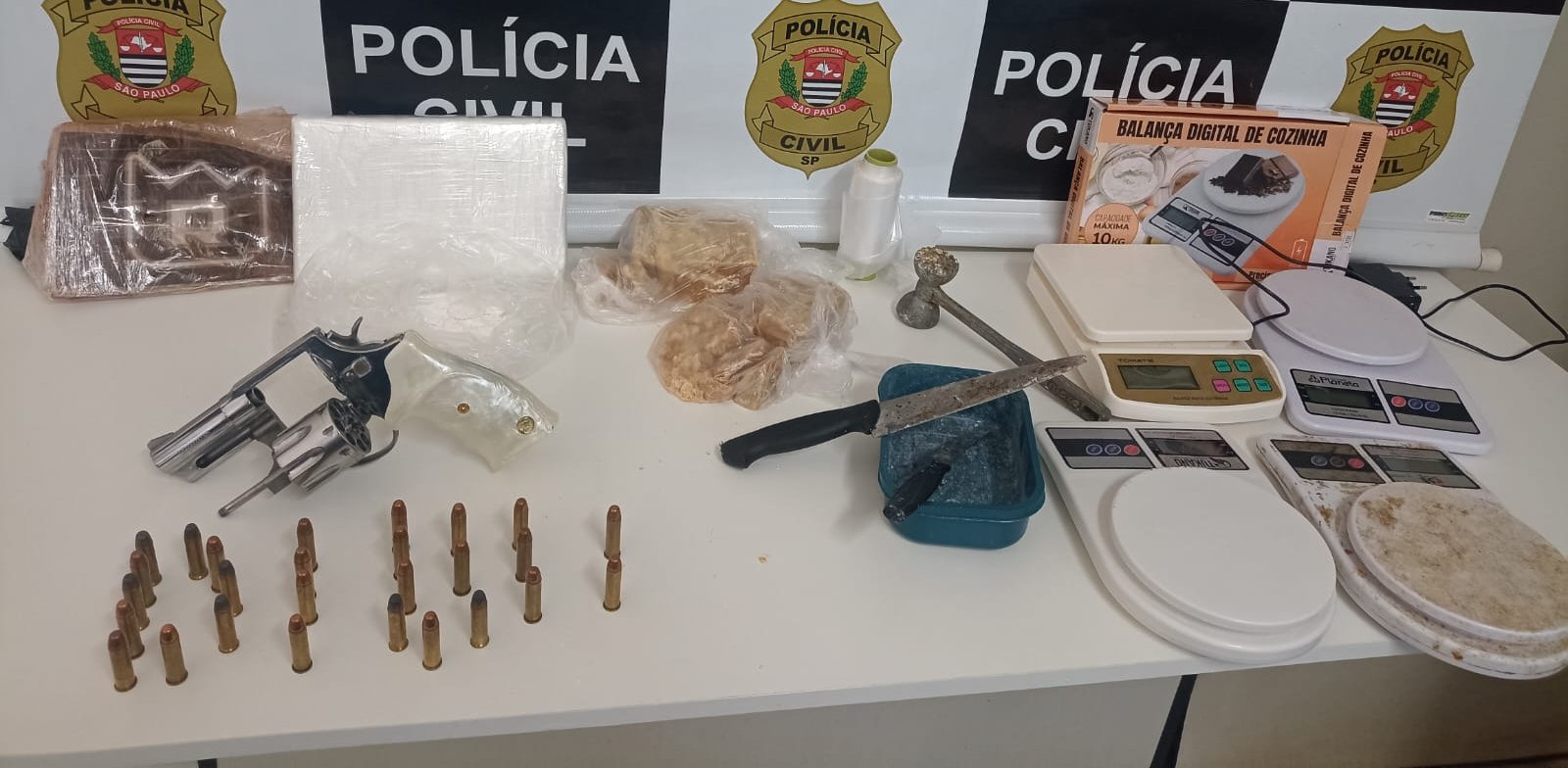 Botucatu: mulher presa por guardar drogas para traficante