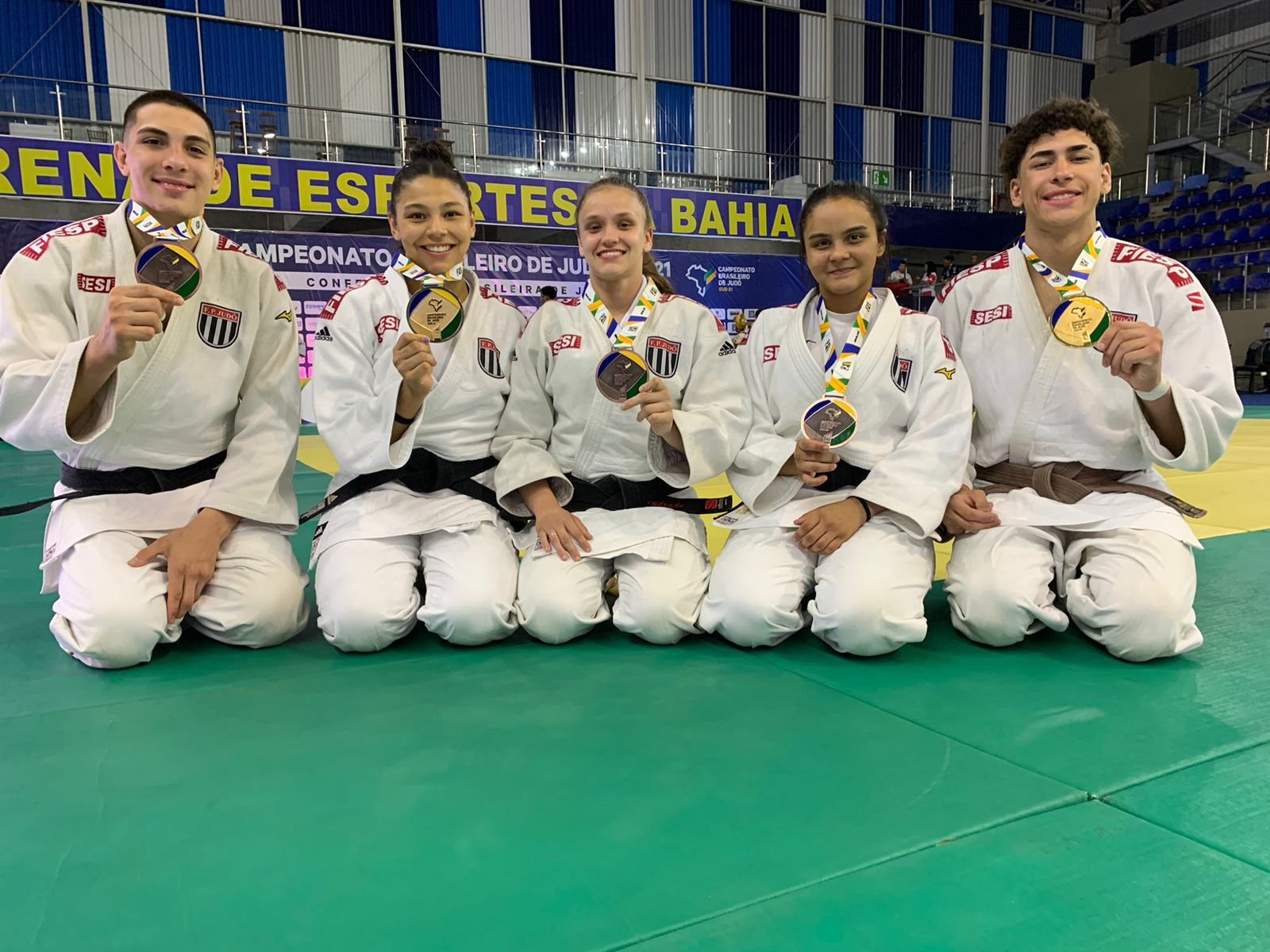 Judocas do Sesi Botucatu conquistam 6 medalhas em Brasileiro Sub-21