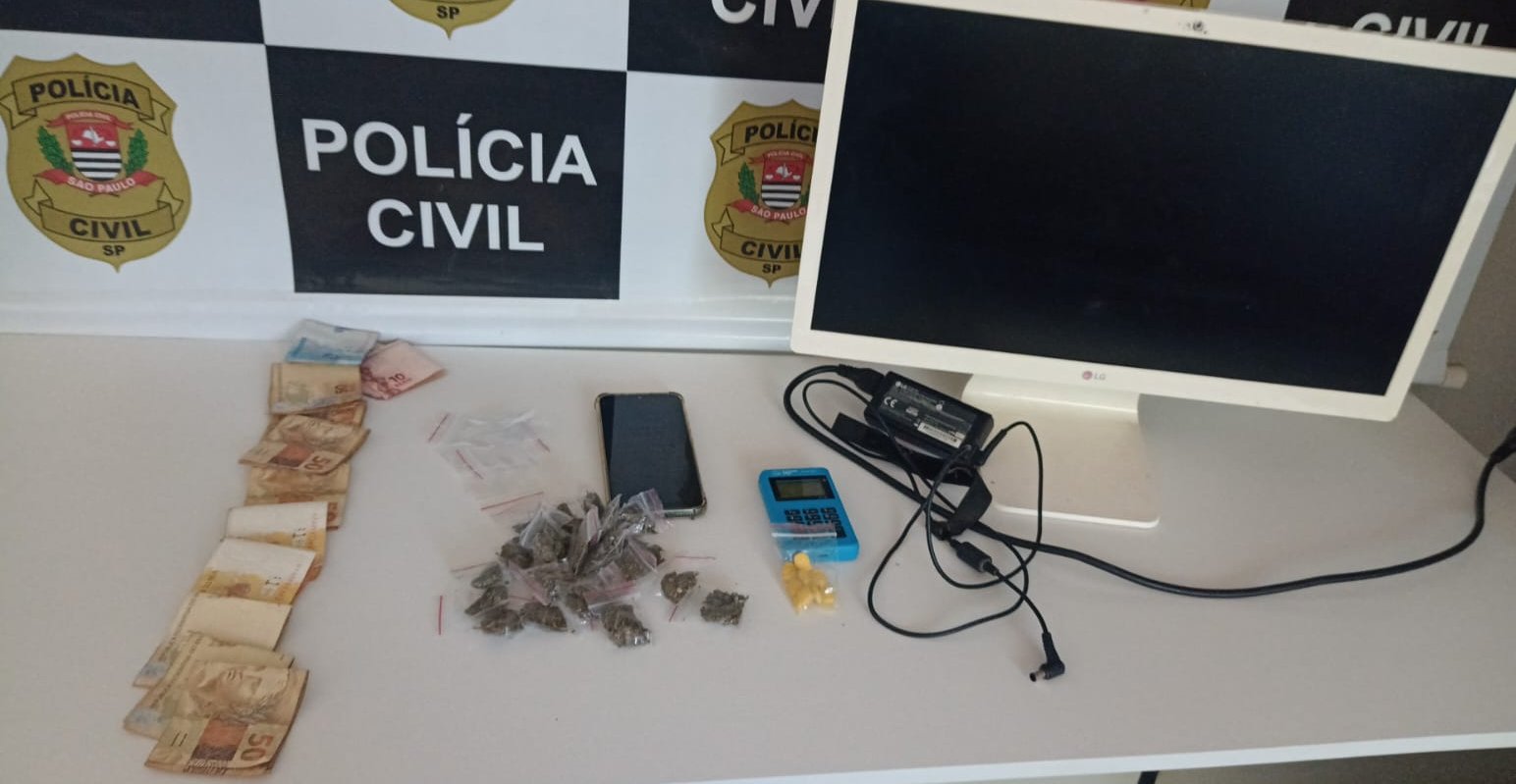 Botucatu: homem é preso por usar a internet para traficar drogas