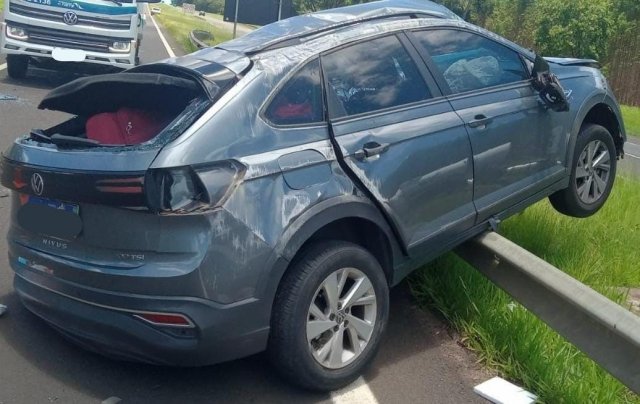 Capotamento de carro deixa um morto na Rondon