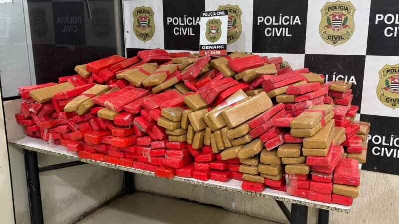 Polícia flagra mais de 500 quilos de maconha escondidos em carga de alho