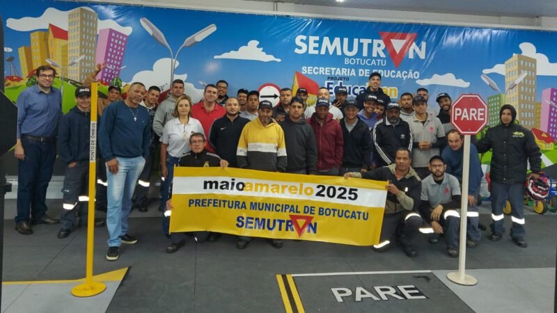 Botucatu: motoristas profissionais participam de ação por trânsito seguro