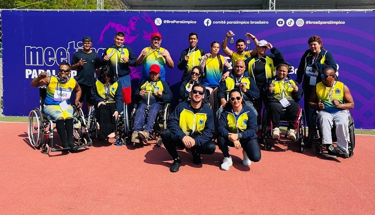 Equipe de atletismo paralímpico conquista medalhas no Meeting de SP